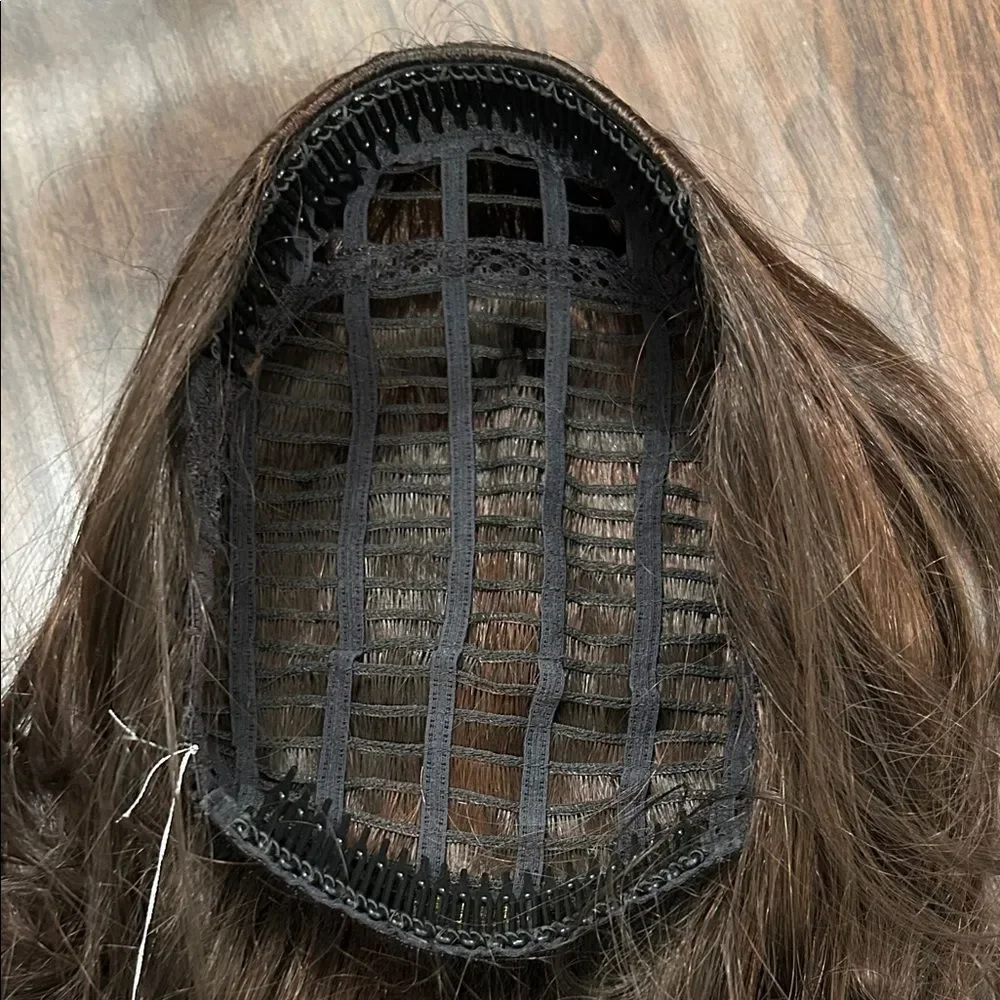 Dome Collection Luxurious Chestnut Waves Topper
